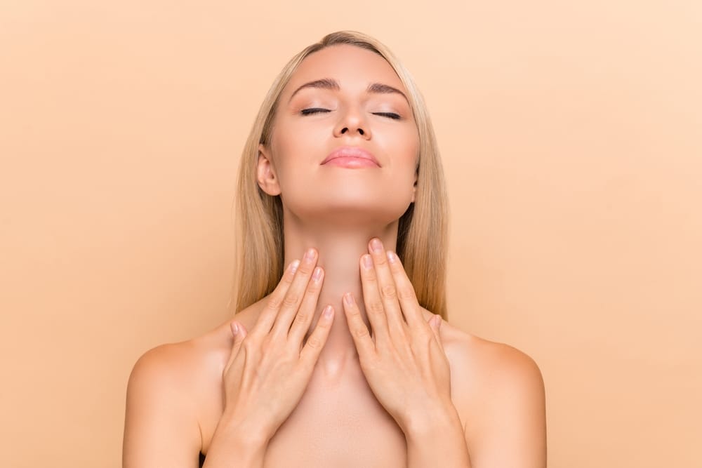 Woman with nice skin after using salmon dna skincare in Grapevine, TX Woman with nice skin after using salmon dna skincare in Grapevine, TX